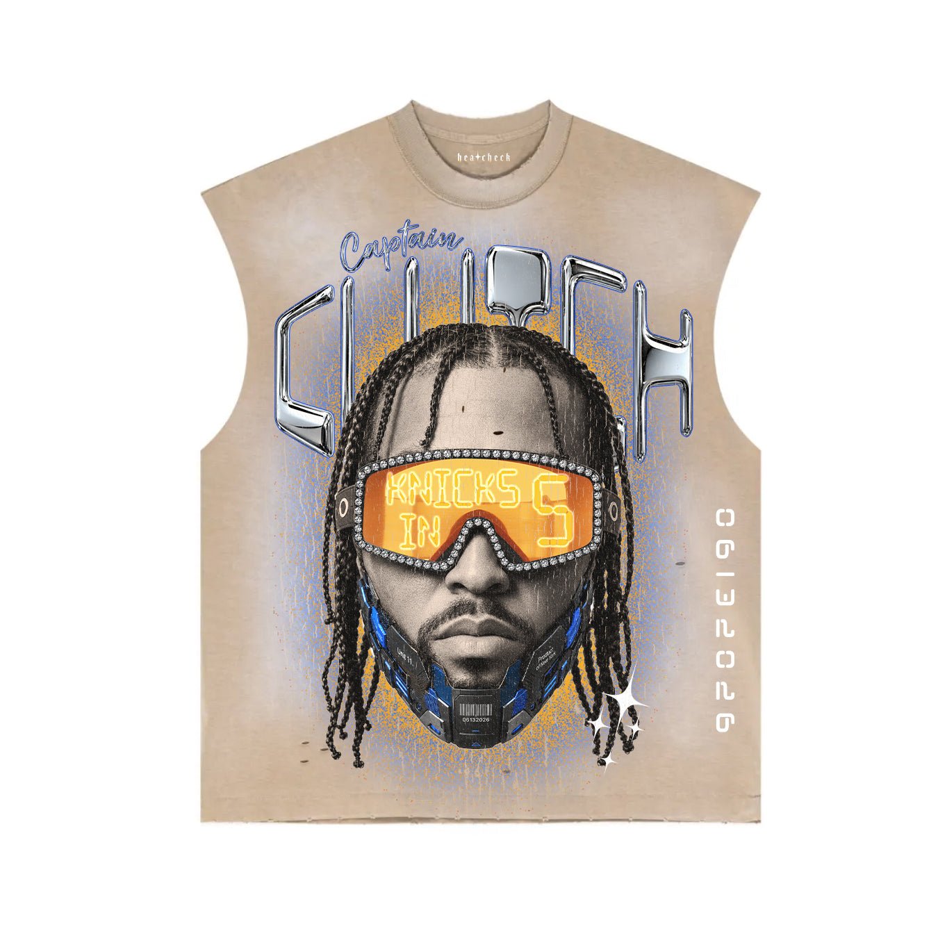 Cyberpunk Captain Clutch Tank - Heatcheck