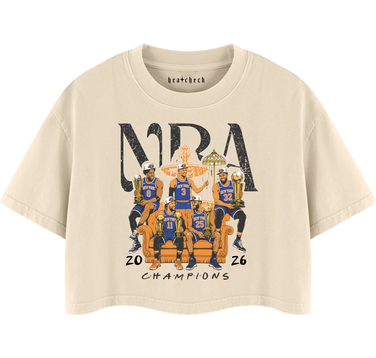 Friends Inspired NBA Champs Women Tee - Heatcheck