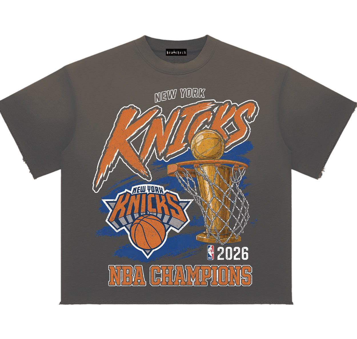 Knicks Retro Champs Sun Fade Tee